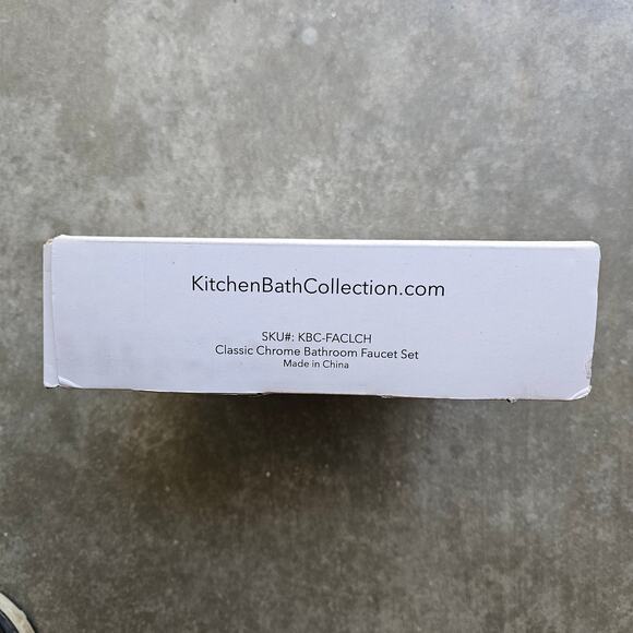 KBC Kitchen Bath Collection Classic Chrome Faucet New in Box Remodeling Gift - Picture 2 of 5